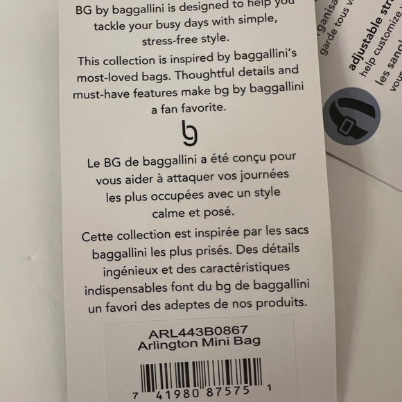 Baggallini Navy Blue Arlington Mini Crossbody Bag - Picture 3 of 12